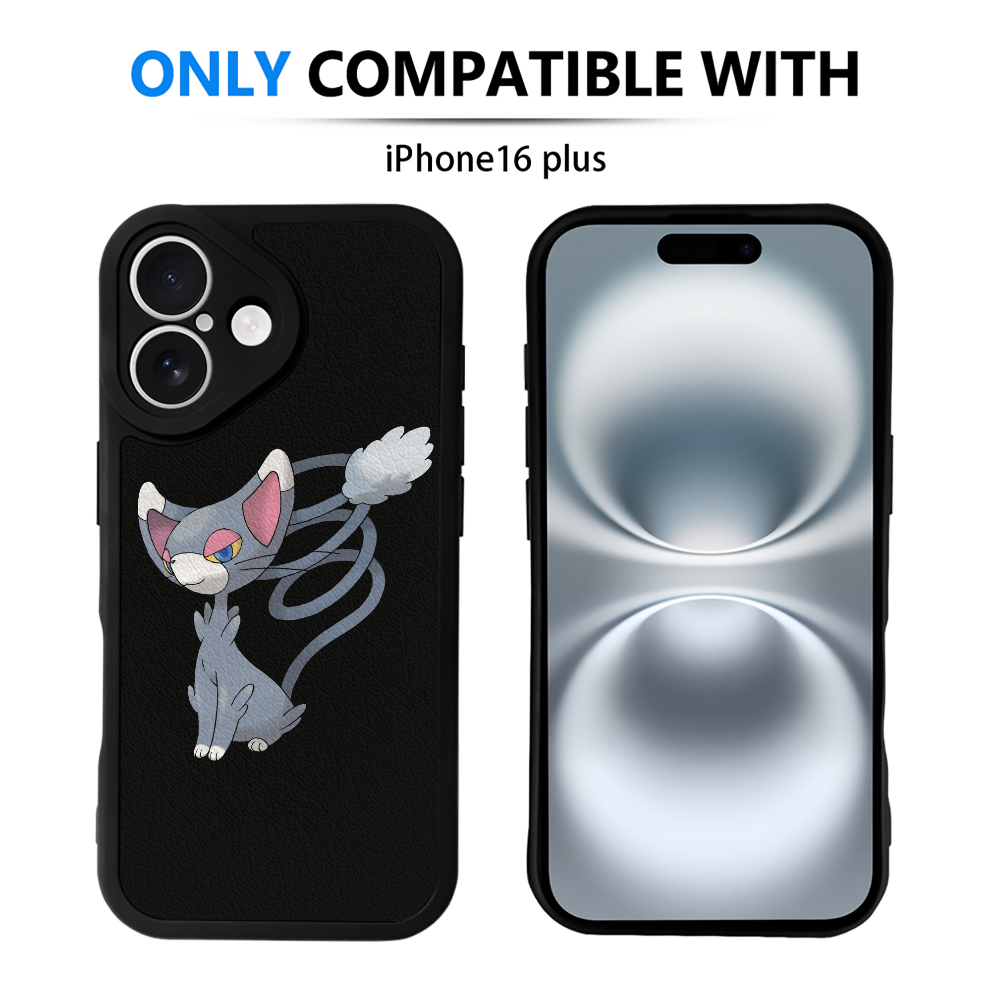 （画像用） ポケットモンスター Pokémon 【iPhone 16シリーズ対応】シリコンスマホケース（レザー調） 材質：シリコン